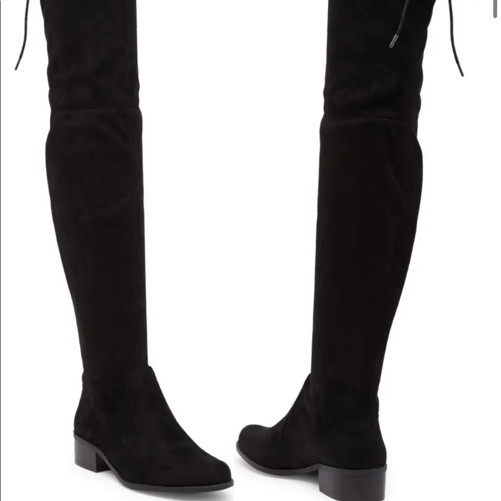 Charles by Charles David Gravity Stretch Over the Knee Boots in Black